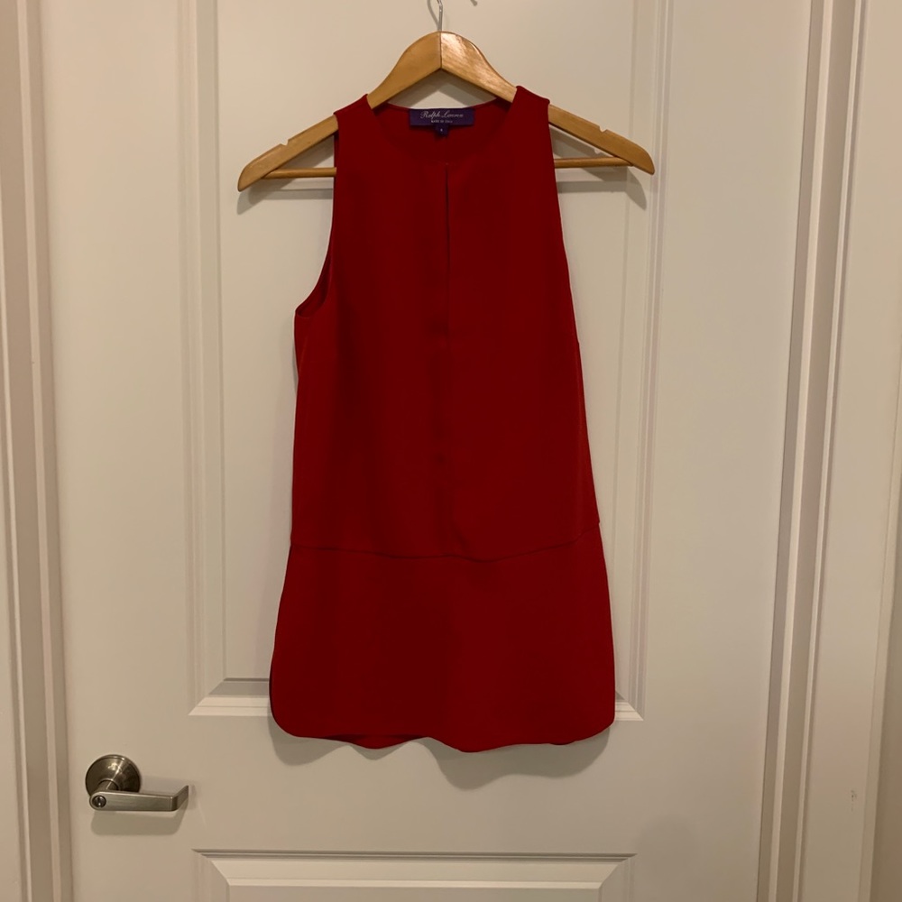 Ralph Lauren Purple Label Red Top